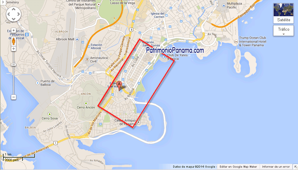 Figure No.1 Panama City, Calidonia. Location shown in Figure No.2