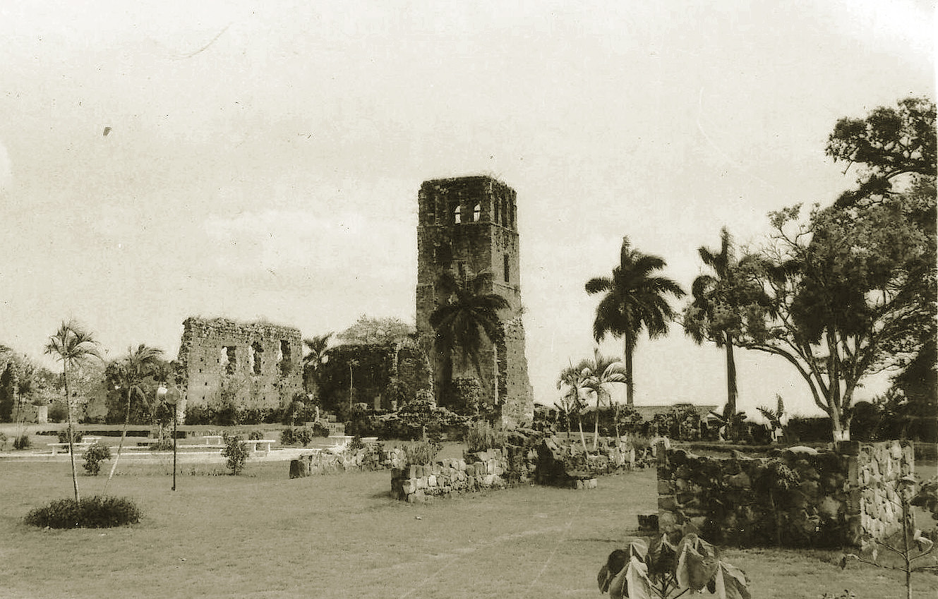 Ruins of Panama Viejo in 1920.